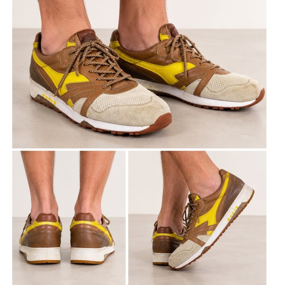 Diadora N9000 x UBIQ Whiz Wit Made Italy Mens US 11 Rare Retro Runner Sneaker